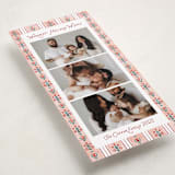 "Alpen" - Tall Holiday Cards in Winter Rose by Jenna Holcomb - Detail