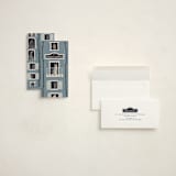 "Brooklynite" - Holiday Cards in Icicle by Gwen Bedat - Assembled