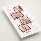 "Botanically" - Holiday Cards in Holly Berry by Everett Paper Goods - Detail