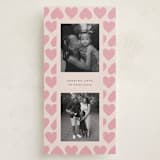 "All The Hearts" - Holiday Cards in Rose by Kristin Oliversen - Front