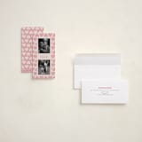 "All The Hearts" - Holiday Cards in Rose by Kristin Oliversen - Assembled