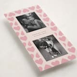 "All The Hearts" - Holiday Cards in Rose by Kristin Oliversen - Detail