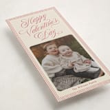 "Tidy Stripe" - Holiday Cards in Cream by Robert and Stella - Detail