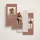"Enchanting script" - Holiday Cards in Cotton by Stacey Meacham - Back of Card Options
