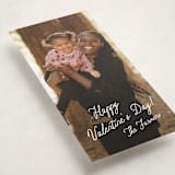 "Enchanting script" - Holiday Cards in Cotton by Stacey Meacham - Detail