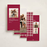 "Valentines Film" - Holiday Cards in Ruby by Robert and Stella - Back of Card Options