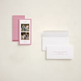 "Gingham Border" - Holiday Cards in Peony by Kelly Watkins - Assembled