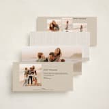 "Pacifique" - Holiday Cards in Salt by Erin L. Wilson - Back Designs