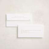 "Pacifique" - Holiday Cards in Salt by Erin L. Wilson - Envelope Addressing