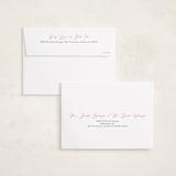 "Joyeux Noel" - Holiday Cards in Pomegranate by Benita Crandall - FREE Recipient Addressing
