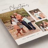 "Written Out" - Holiday Cards in Ivory by Carolyn Nicks - Detail