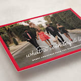 "What A Wonderful Life" - Holiday Cards in Peppermint by Leah Ragain - Detail