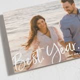 "Best Year Ever" - Holiday Cards in Dove Tail by Amy Payne - Detail