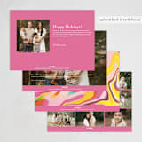 "Swinging new year" - Holiday Cards in Icicle by Creo Study - Back of Card Options
