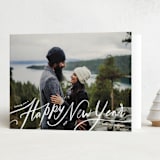 "Swinging new year" - Holiday Cards in Icicle by Creo Study - Folded Card