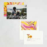 "Swinging new year" - Holiday Cards in Icicle by Creo Study - Assembled