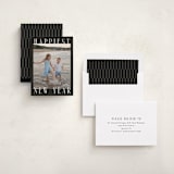 "Headlines" - Holiday Cards in Midnight by Ekko Studio - Assembled