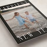 "Headlines" - Holiday Cards in Midnight by Ekko Studio - Detail