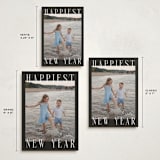 "Headlines" - Holiday Cards in Midnight by Ekko Studio - Formats Available