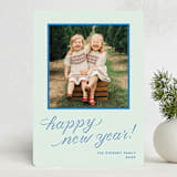 "cotillion" - Holiday Cards in Mint by Megan Davis - Front