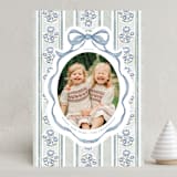 "Wildflower Holiday ribbon" - Holiday Cards in Blueberry by Jackie Crawford - Front