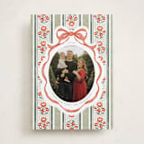 "Wildflower Holiday ribbon" - Holiday Cards in Forest by Jackie Crawford - Front