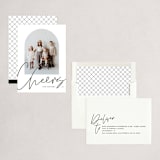 "Arched Cheers" - Holiday Cards in Snowflakes by Jessica Corliss - Assembled