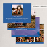 "Cheerful Gallery" - Holiday Cards in Twilight by Ally Madison - Back of Card Options