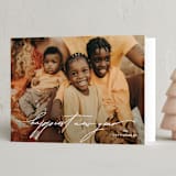 "Swept Away" - Holiday Cards in Winter by Design Lotus - Folded Card