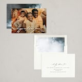 "Swept Away" - Holiday Cards in Winter by Design Lotus - Assembled