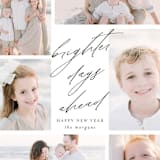 "Brighter Days Ahead" - Holiday Cards in Snow by Shirley Lin Schneider - Detail