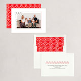 "Aesthetic New Year" - Holiday Cards in Scarlet by MC Designs - Assembled