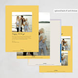 "Rainbow Stripe" - Holiday Cards in Rainbow by Blustery August - Back of Card Options