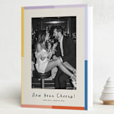 "Rainbow Stripe" - Holiday Cards in Rainbow by Blustery August - Folded Card