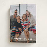 "Statement Year" - Holiday Cards in Snowball by Jessica Williams - Folded Card