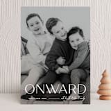 "Onward" - Holiday Cards in Icing by Owl and Toad - Front