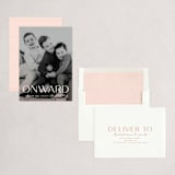 "Onward" - Holiday Cards in Icing by Owl and Toad - Assembled