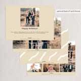 "Paths" - Holiday Cards in Sand by Blustery August - Back of Card Options