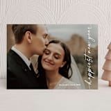 "Sign up" - Holiday Cards in Cotton by Stacey Meacham - Front