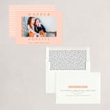 "Happy & Hopeful" - Holiday Cards in Tickled Pink by Keen Peachy - Assembled