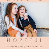 "Happy & Hopeful" - Holiday Cards in Tickled Pink by Keen Peachy - Detail