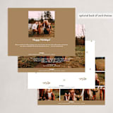 "Golden Year" - Holiday Cards in Frost by Cass Loh - Back of Card Options