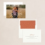 "Chalk Lettering" - Holiday Cards in Snow by Adelyn T. - Assembled