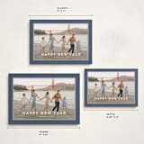 "Skyline" - Holiday Cards in Navy by Wildfield Paper Co - Formats Available