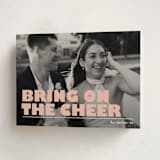 "Bring on the cheer" - Holiday Cards in Creamsicle by Snow and Ivy - Folded Card