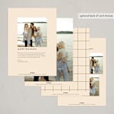 "Scribbled" - Holiday Cards in Winter by Creo Study - Back of Card Options