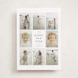 "Stone" - Holiday Cards in Eucalyptus by Wildfield Paper Co - Front