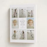 "Stone" - Holiday Cards in Eucalyptus by Wildfield Paper Co - Folded Card