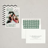 "Merry Modern" - Holiday Cards in Moss by Kelly Watkins - Assembled
