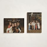 "Perfectly Simple" - Holiday Cards in Snow by Carolyn MacLaren - Photo Orientation Options